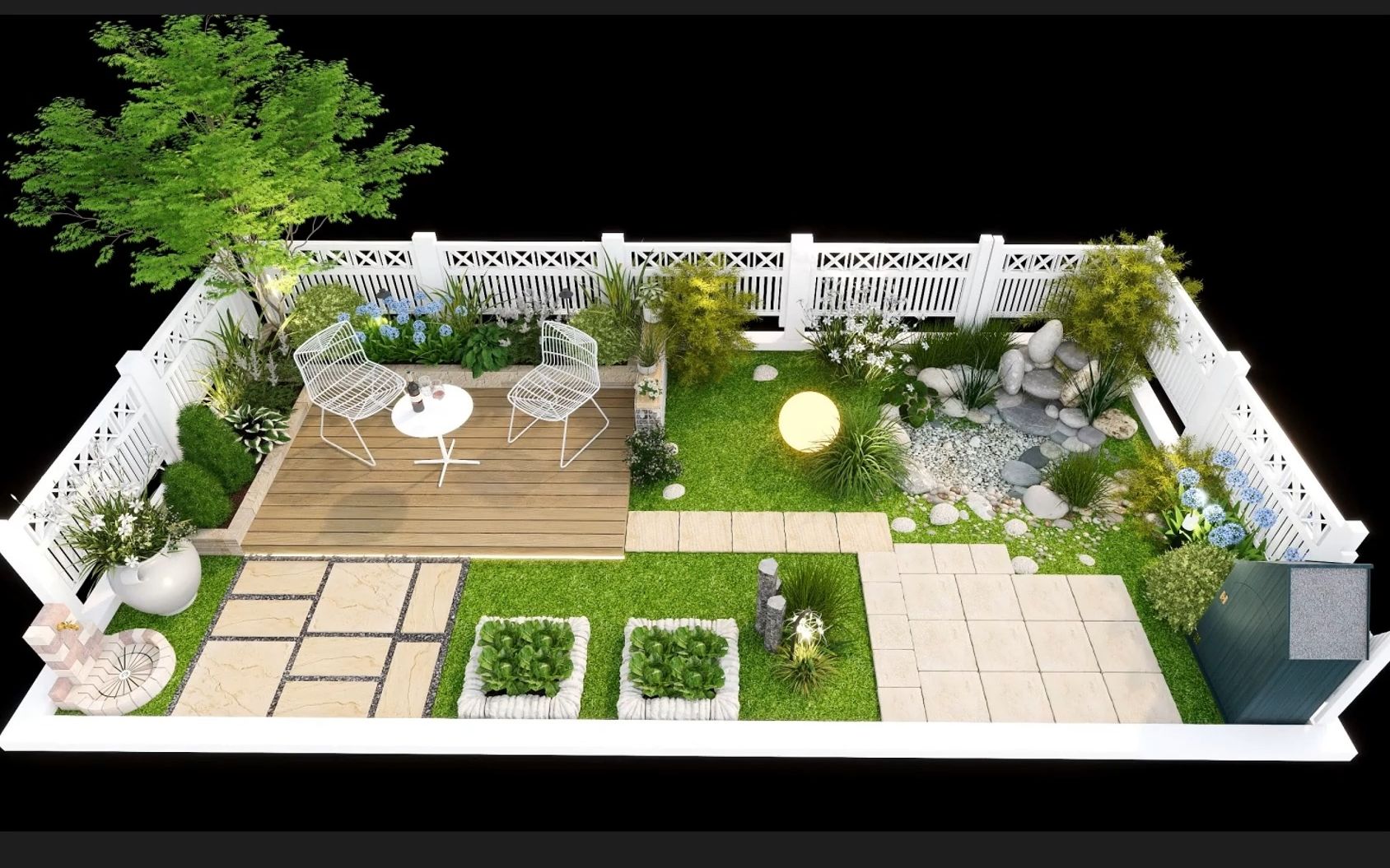 渲染參數(shù)如何設(shè)置?| 酷家樂庭院